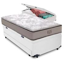 Bicama Baú + Colchão Four Season Molas V-tech Solteiro
