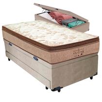 Bicama Baú + Colchão Victory Molas V-tech Solteiro Bicama Baú + Colchão Victory Molas V-tech Solteiro