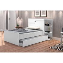 Bicama Baú Solteiro 2 Gavetas Iris - J&A Móveis Bicama Baú Solteiro 2 Gavetas Iris - J&A Móveis