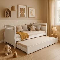 Bicama Bella Dois Colchões D33 Solteiro Auxiliar Criança Bicama Bella Dois Colchões D33 Solteiro Auxiliar Criança