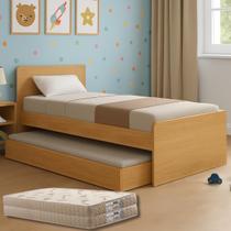 Bicama, Bibox, Barreto Lonçarcci, Cama completa com auxiliar e 2 Colchões D33 Premium