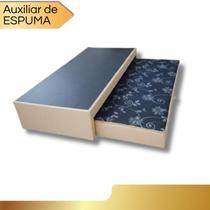 Bicama Box Base Solteiro Com Cama Auxiliar De Espuma 2x1 88