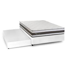 Bicama Box Casal com Cama Auxiliar Herval Ness, Molas Ensacadas, 58x138x188 cm