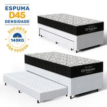 Bicama Box Colchão de Espuma D45 Ortobom com Cama Auxiliar Bicama Box Colchão de Espuma D45 Ortobom com Cama Auxiliar