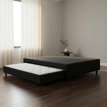 Bicama Box com Auxiliar de Espuma D28 Ortopédico Positanno Casal 138cm Bicama Box com Auxiliar de Espuma D28 Ortopédico Positanno Casal 138cm