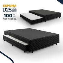 Bicama Box com Auxiliar de Espuma D28 Ortopédico Positanno Casal 138cm Bicama Box com Auxiliar de Espuma D28 Ortopédico Positanno Casal 138cm