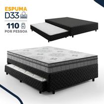 Bicama Box com Colchão Espuma D33 Pillow In D Angelis Ortosleep Auxiliar de Espuma D28 Positanno Casal 138cm