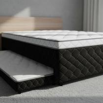 Bicama Box Conjugada de Espuma D28 e Auxiliar de Espuma Veronna Casal 138cm