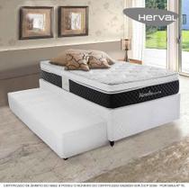 Bicama Box Solteirão com Cama Auxiliar Herval Marselha, 57x96x203 cm