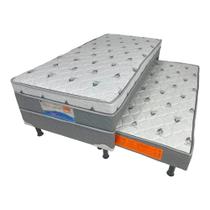 Bicama Box Solteirão Mola Ensacada Aloe 100X198X45 Ortofirme Bicama Box Solteirão Mola Ensacada Aloe 100X198X45 Ortofirme