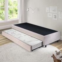 Bicama Box Solteiro 88x188 com Colchão Auxiliar Ecoflex