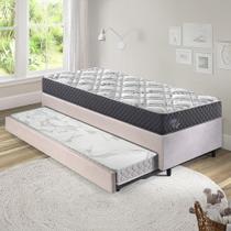 Bicama Box Solteiro 88x188x28 cm com Colchão Adapto Ecoflex