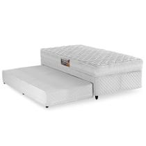 Bicama Box Solteiro com Cama Auxiliar Herval Frontier, Espuma Alto Suporte, 49x88x188 cm Bicama Box Solteiro com Cama Auxiliar Herval Frontier, Espuma Alto Suporte, 49x88x188 cm