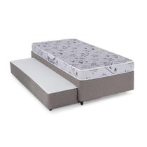 Bicama Box Solteiro com Cama Auxiliar Herval St. Louis, Espuma D28, 46x88x188 cm