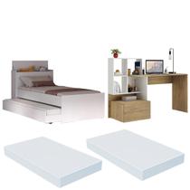 Bicama c/Colchão Incluso/Baú/Escrivaninha Multimóveis MP4369 Bicama c/Colchão Incluso/Baú/Escrivaninha Multimóveis MP4369