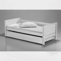 Bicama - Cama Auxiliar c/ Elevação - Branco