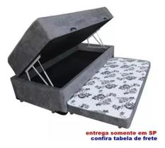 Bicama Cama Base Box Baú C Auxiliar Solteiro 3Em1 D33
