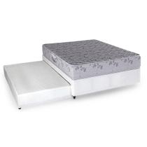Bicama Casal com Cama Auxiliar Herval Cannes, Espuma D33, 57x138x188 cm