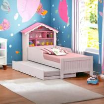 Bicama Casinha Menina Rosa