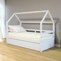 Bicama Casinha Solteiro Slim Rb Branco Housin Bicama Casinha Solteiro Slim Rb Branco Housin