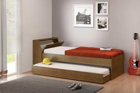 Bicama com baú cama funcional Ditália BB-28