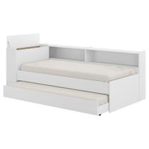 Bicama Com Baú Para Colchão 78 X 188 Cm Multimóveis Branca Bicama Com Baú Para Colchão 78 X 188 Cm Multimóveis Branca