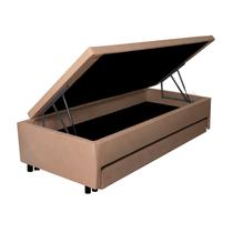 Bicama com Baú Solteiro 96x203 Cm material sintético