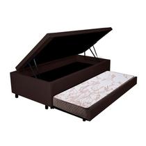 Bicama com Baú Viúva Reforçado 120x203cm em material sintético B&G