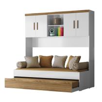 Bicama Com Ponte 4 Portas 3842 Branco Nature Plla Branco Nature Bicama Com Ponte 4 Portas 3842 Branco Nature Plla Branco Nature