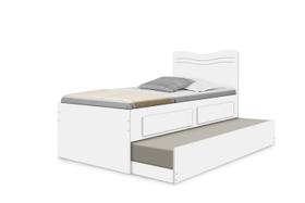 Bicama Confortavél Bibox Margarida Solteiro Com Auxiliar