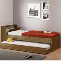 Bicama de Solteiro com cama Auxiliar e Baú 219cm Ditália Bicama de Solteiro com cama Auxiliar e Baú 219cm Ditália
