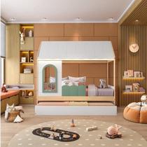 Bicama Infantil Casinha com Led e Janela New Garden Casatema MadeiraOriginals Bicama Infantil Casinha com Led e Janela New Garden Casatema MadeiraOriginals