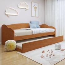 Bicama Infantil com Cama Auxiliar Estrado Madeira Liz Bicama Infantil com Cama Auxiliar Estrado Madeira Liz