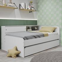 Bicama Infantil com Modulo Lateral Caracol Branco Bicama Infantil com Modulo Lateral Caracol Branco