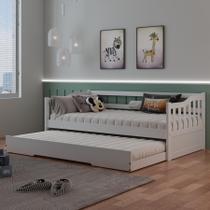 Bicama Infantil em Madeira Maciça/MDF American Branco Bicama Infantil em Madeira Maciça/MDF American Branco