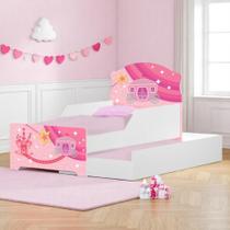Bicama Infantil Uly Carruagem e Castelo com Colchões Bicama Infantil Uly Carruagem e Castelo com Colchões
