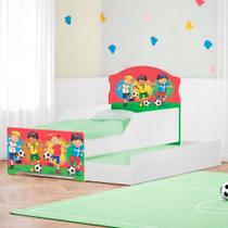 Bicama Infantil Uly Futebol Meninos com Colchões Bicama Infantil Uly Futebol Meninos com Colchões