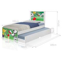 Bicama Juvenil Adesivada Futebol Placar Bicama Juvenil Adesivada Futebol Placar