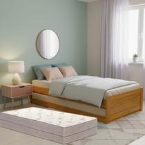 Bicama Madeira Maciça Premium Solteiro com Cama Extra Deslizante + 2 Colchões D33 Confortáveis Bicama Madeira Maciça Premium Solteiro com Cama Extra Deslizante + 2 Colchões D33 Confortáveis