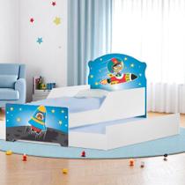 Bicama Mini Snap Astronauta e Foguete com Colchões