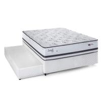 Bicama para Casal com Cama Auxiliar Herval Leeds, Molas Maxspring, 62x138x188 cm