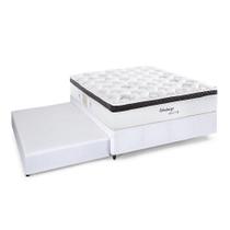 Bicama para Casal e Cama Auxiliar Herval Edimburgo, Molas Maxspring, 57x138x188 cm