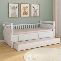 Bicama para Quarto Infantil com Capitonê 100% Mdf Vicky Espresso Móveis Bicama para Quarto Infantil com Capitonê 100% Mdf Vicky Espresso Móveis