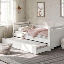 Bicama Solteiro Babá Com 2 Colchões Solteiro D20 Bella Framar Branca Bicama Solteiro Babá Com 2 Colchões Solteiro D20 Bella Framar Branca