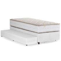 Bicama Solteiro Box com Cama Auxiliar Herval Joy, Espuma Alto Suporte, 60x88x188 cm Bicama Solteiro Box com Cama Auxiliar Herval Joy, Espuma Alto Suporte, 60x88x188 cm