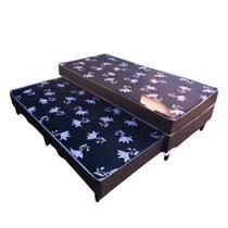 Bicama Solteiro Colchão Conjugado com Cama Auxiliar 5cm D28