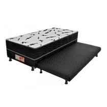 Bicama Solteiro Colchão Conjugado D28 com Cama Auxiliar 10cm