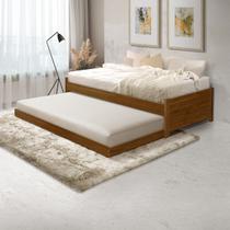 Bicama Solteiro de Madeira Maciça Qualidade Com Cama Auxiliar Deslizante Bicama Solteiro de Madeira Maciça Qualidade Com Cama Auxiliar Deslizante