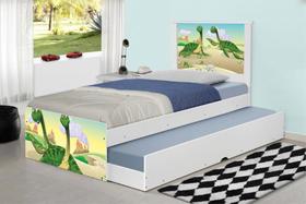 Bicama Solteiro Dupla Dinos com Colchões