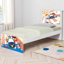 Bicama Solteiro Hop Patrulha Ursinhos com Colchões